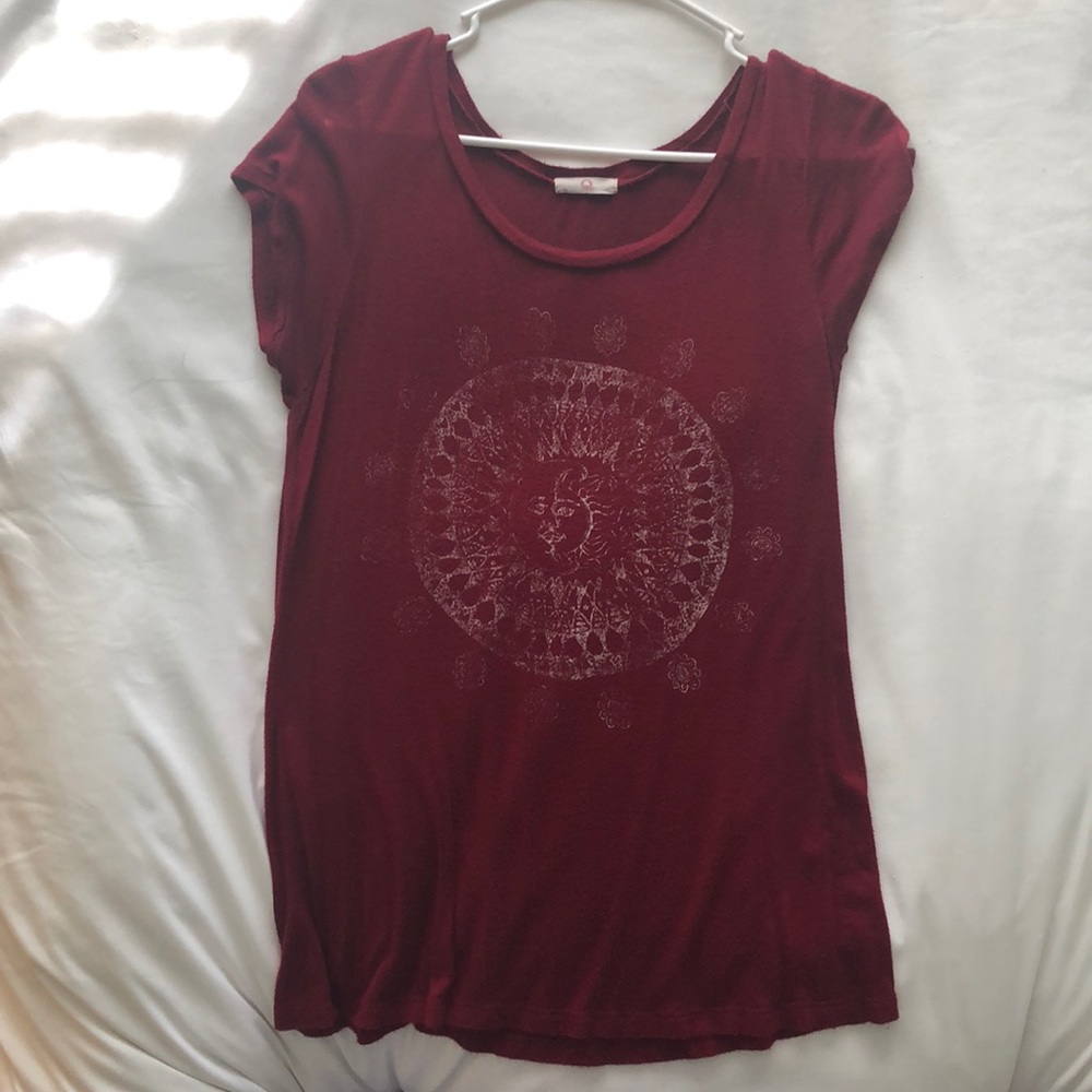 Deep Bergundy/Red Shirt